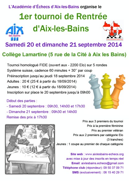 Affiche 1er tournoi de Rentrée8
