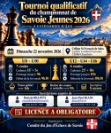 Le championnat de Savoie des jeunes 2026-27 se réroulera au collège Saint François de Sales de Chambéry.